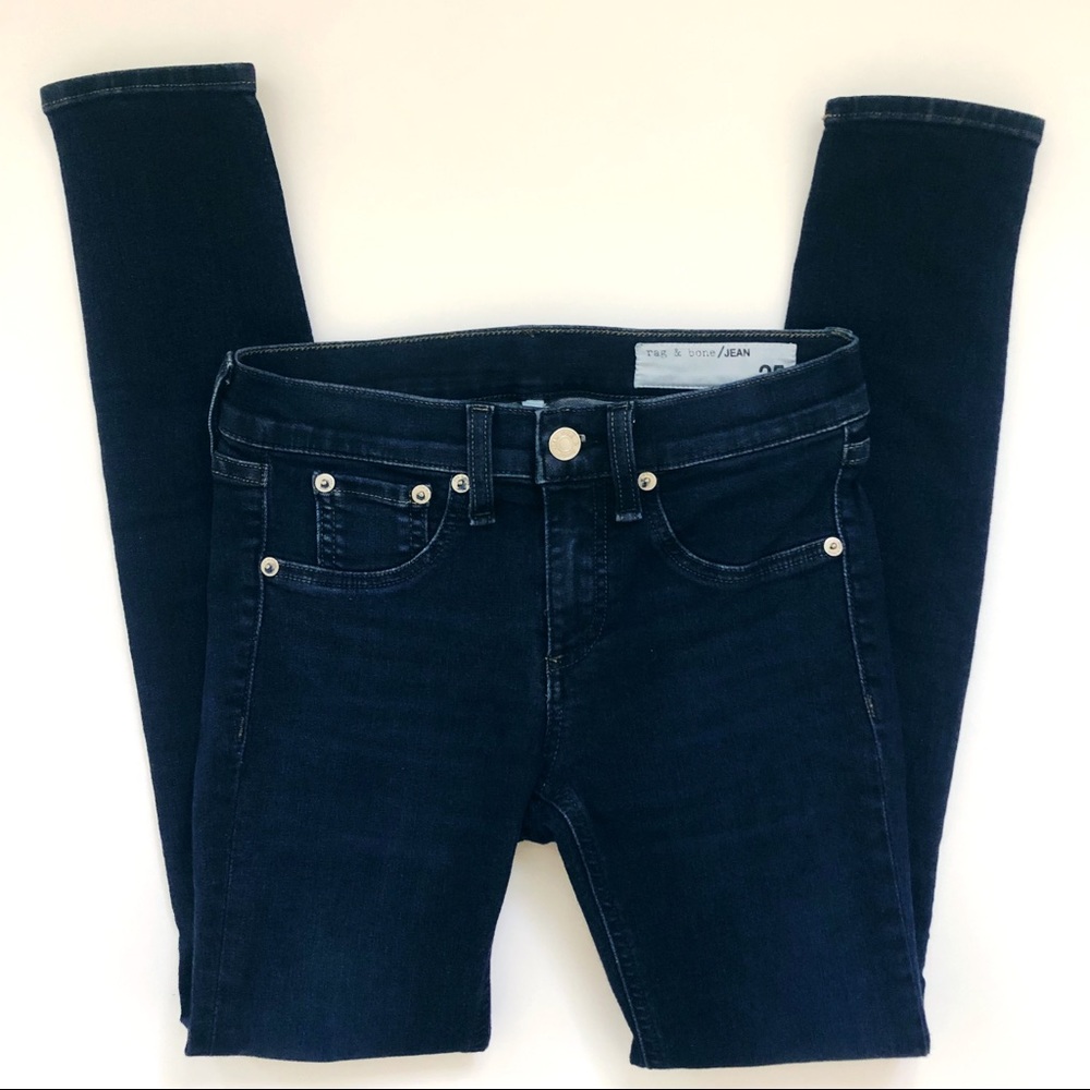 Rag & Bone Mid-Rise Skinny Leg Jean, size 25